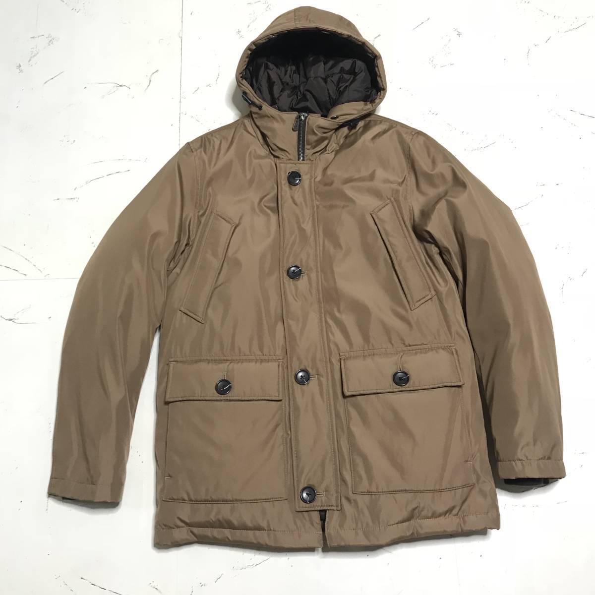 KANGOL ブラウン ダウンジャケット M ダウン 別注 カンゴール☆メンズ 