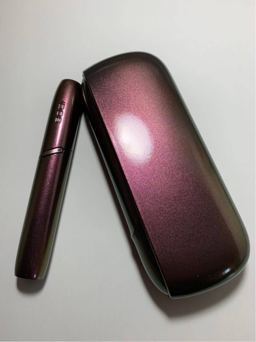 限定1個 iqos3 アイコス3 カスタムペイント新品 未使用 本体 ホルダー！カスタムペイント マジョーラカラー ゴールドピンク