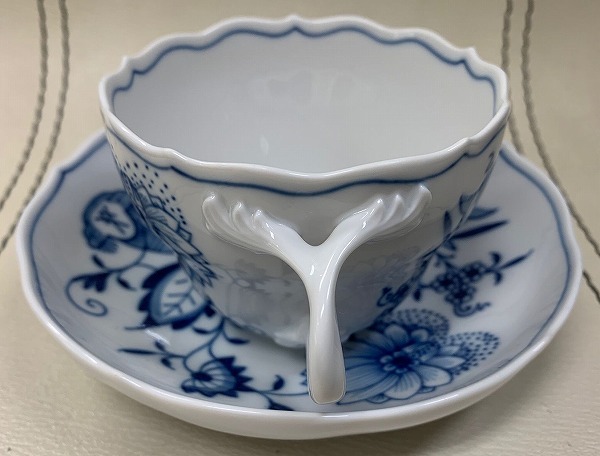 Meissen マイセン ブルーオニオン カップ&ソーサー 1客 美品 格安 