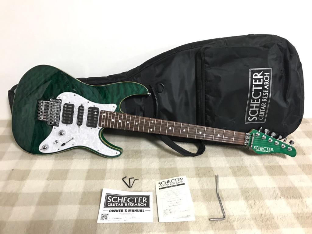 Schecter SD-2-24 美品 PU交換済(中古ダンカン、ディマジオ Schecter SD-2-24 美品 PU交換済(中古ダンカン、ディマジオ SCHECTER