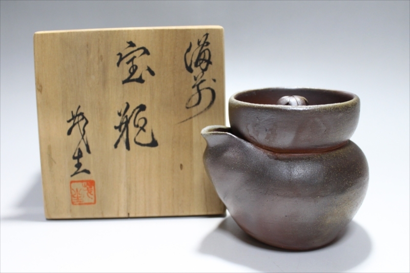 Yahoo!オークション - 萬古焼 古作 名工 煎茶道具 備前焼 宝瓶 小栗