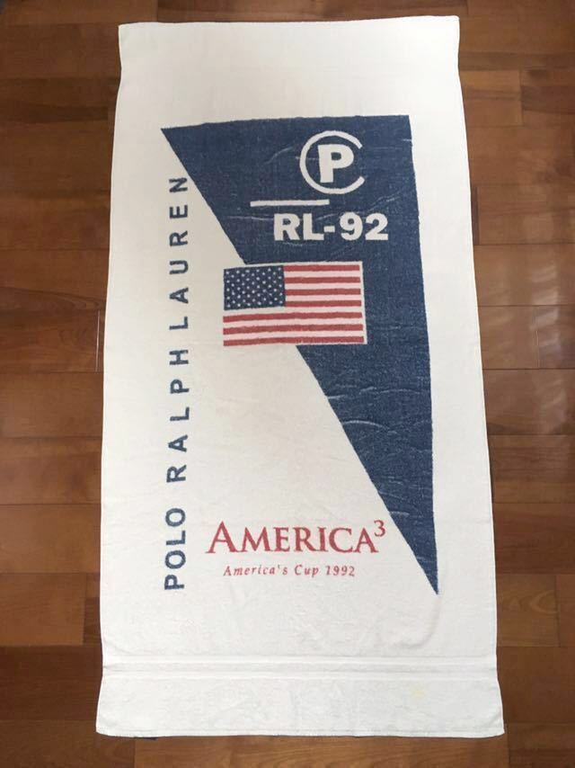 オリジナル POLO RL-92 ビーチタオル Ralph Lauren 1992 America's Cup