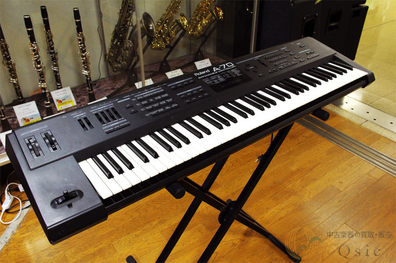 [中古] Roland A-70 実用度の高い76鍵盤MIDIキーボード/表現力も豊か/訳あり特価 [TF159]