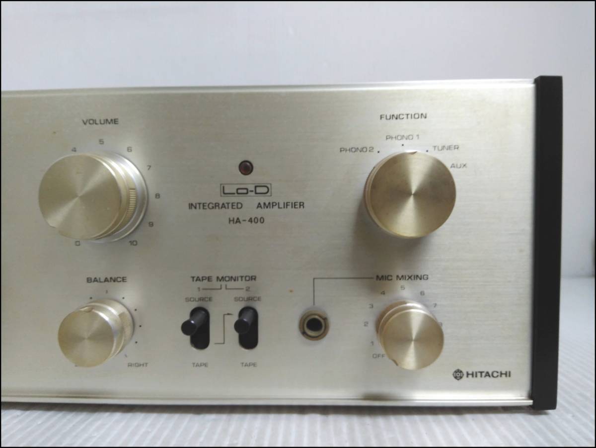 Lo-D HITACHI HA-400 プリメインアンプ Lo-D HITACHI HA-400