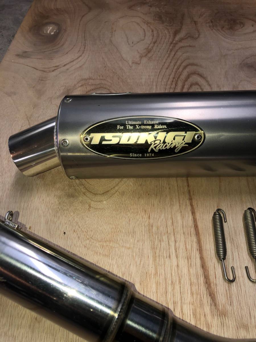 ZZR250 社外マフラー ZZR250 GPX250R ツキギ 月木 フルエキ 社外マフラー 当時物 kawasaki