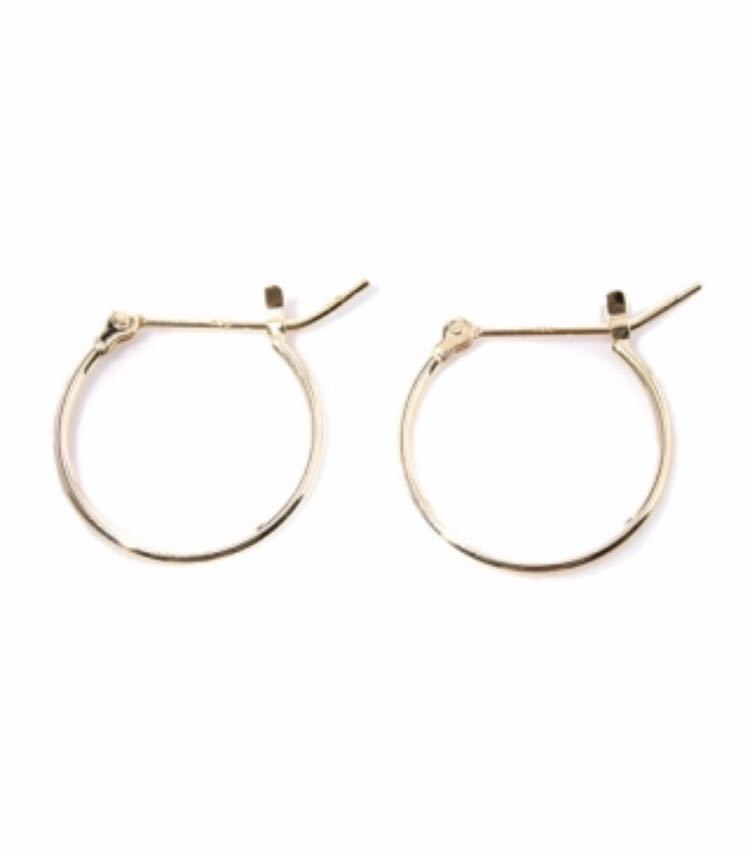 K18フープピアス｜ピアス｜アガット 公式オンラインストア