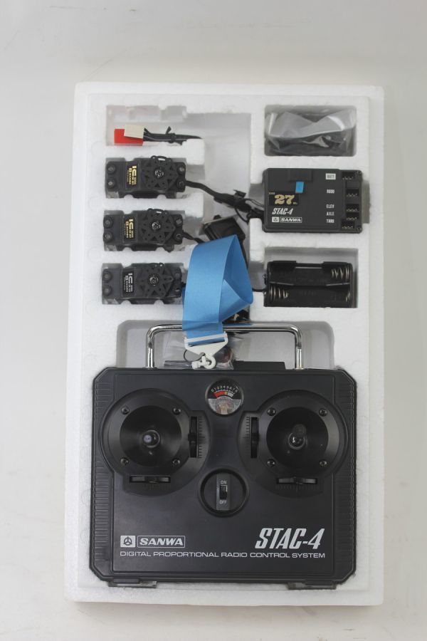 サンワ 三和電器製作所 プロポ 4チャンネル3サーボ STAC MARK2 4B