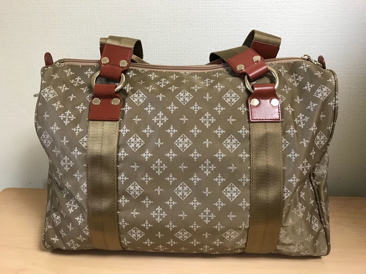 russet ラシット モノグラム ボストン バッグ 2way 旅行 レザー 
