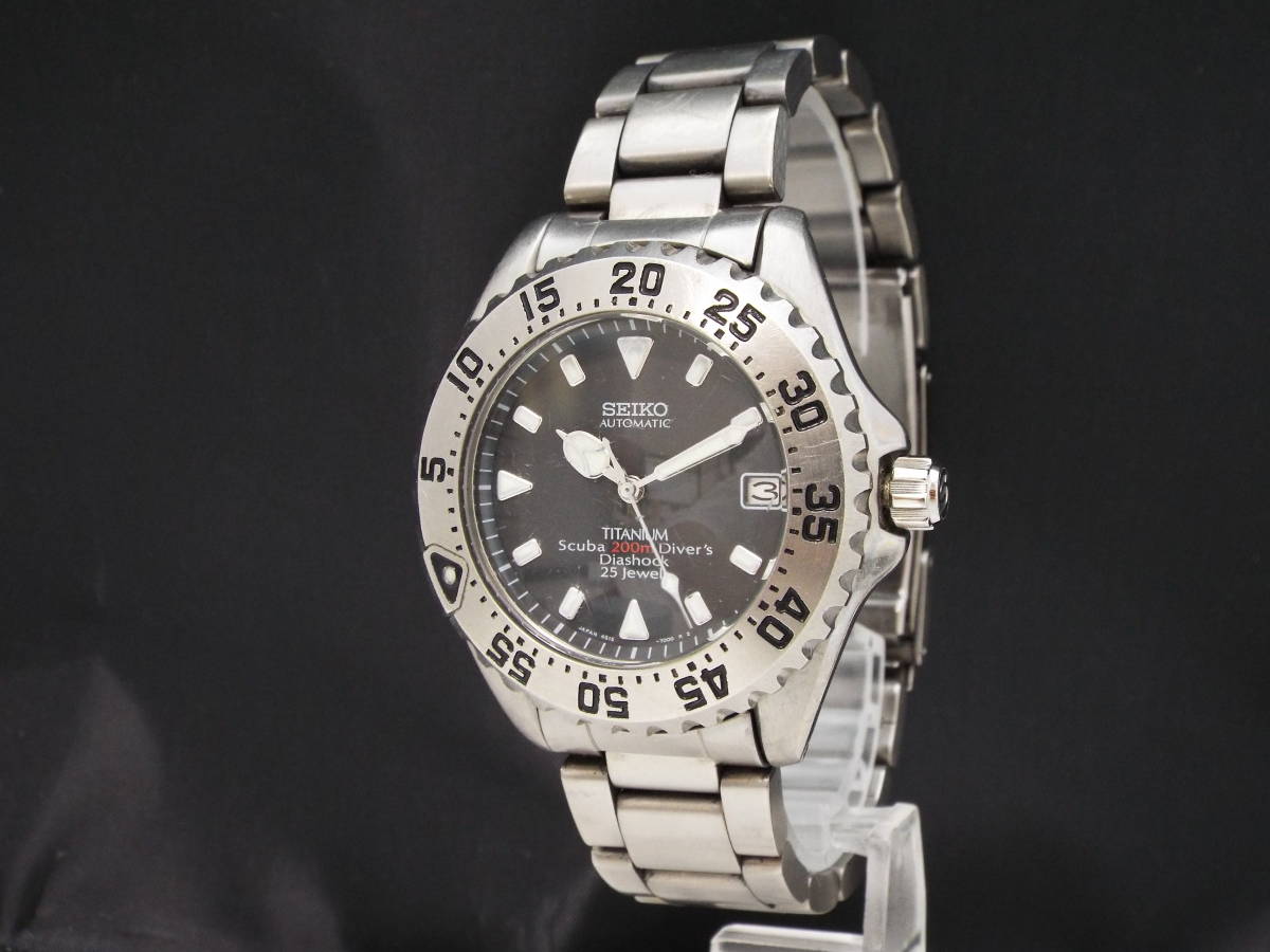 セ128/SEIKO セイコー/SCUBA スキューバ/自動巻き/メンズ腕時計/デイト 