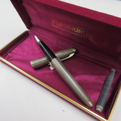 PLATINUM 万年筆 スターリングシルバー　18K WG ペン先 プラチナ PLATINUM 万年筆 スターリングシルバー ペン先18KWG 18K-WG
