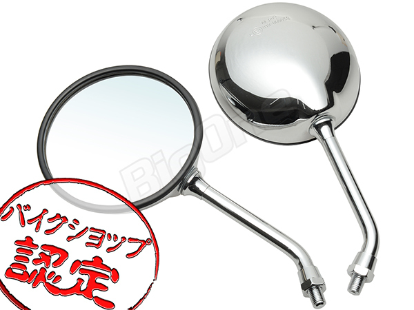 BigOne FTR223 SR400 W650 SL230 XVS1300CA Z400GP Z2 SRV250 SRX400 NC700S Round ミラー ショート
