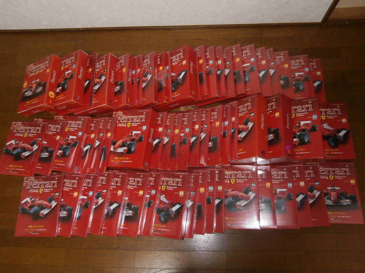 【全国無料，セール】 DeAGOSTINI Ferrari ディアゴスティーニ フェラーリ F2004 究極のラジコンカー F1 レーシングカー ６１巻セット(模型、プラモデル、ラジコン)｜売買されたオークション情報、yahooの商品情報をアー 模型、プラモデル、ラジコン