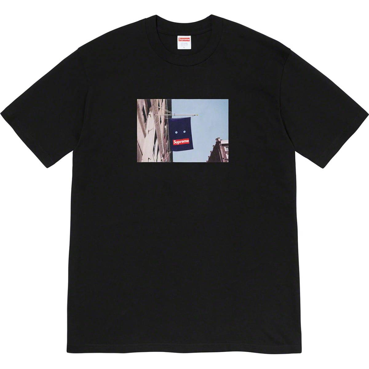 ☆新品正規/送料無料☆ 19fw Supreme Banner Tee Black M ブラック 黒 シュプリーム バナー Tシャツ c