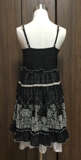 Axes Femme キャミソール ワンピース M ブラック 黒 ひらひら レース キャミワンピ アクシーズ ファム ワンピース 売買されたオークション情報 Yahooの商品情報をアーカイブ公開 オークファン Aucfan Com