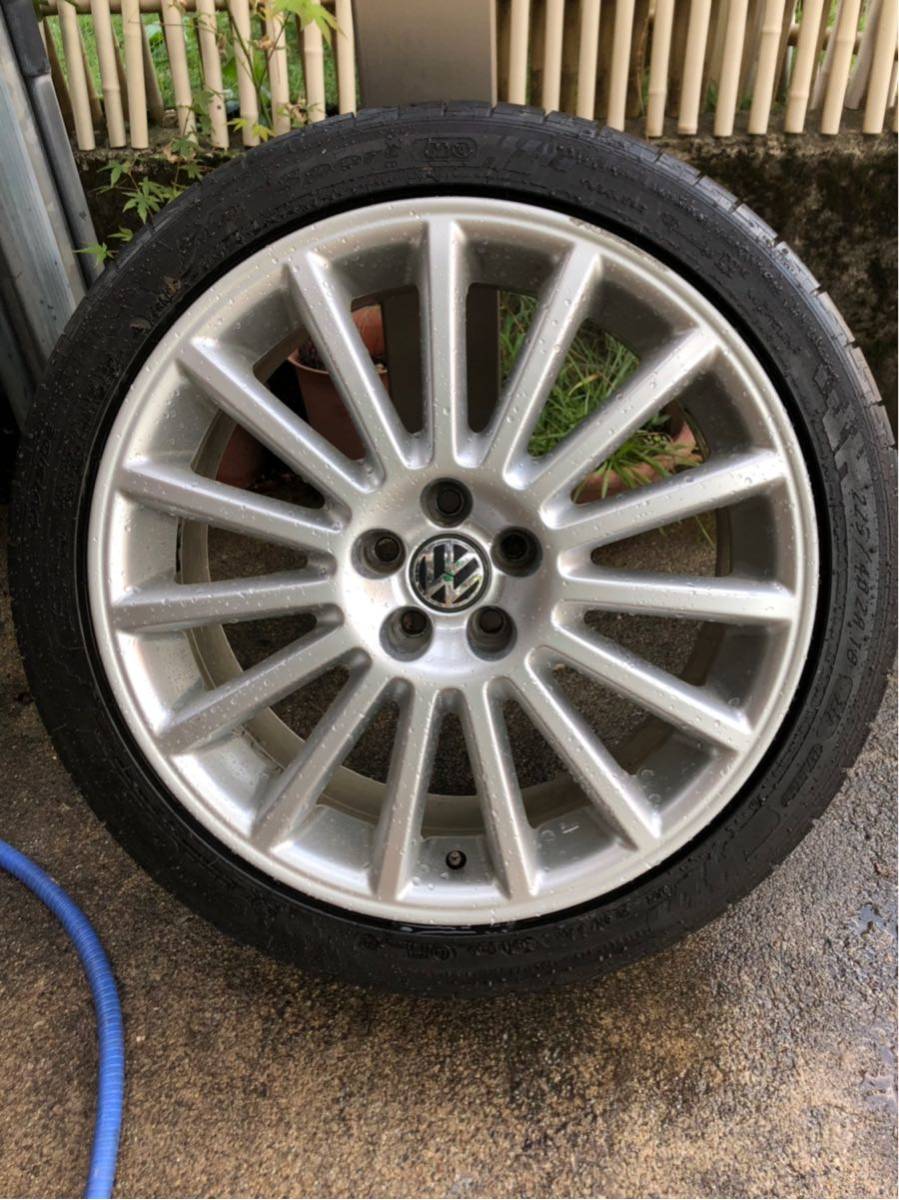 VW フォルクスワーゲン 純正ホイール ゴルフ4 R32 OZ製 Aristo 18