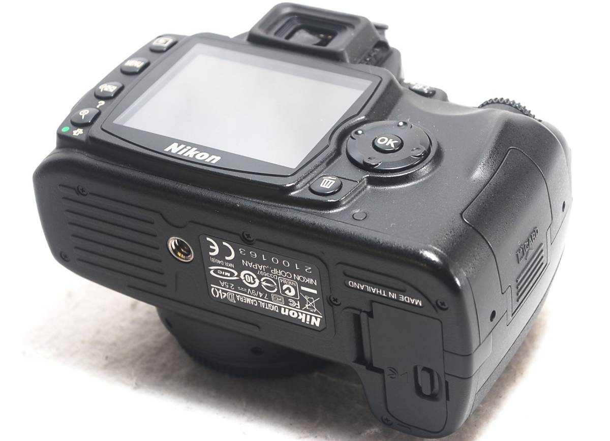 ⭐️ショット数少⭐️Nikon D40　デジタル一眼レフ　ニコン ☆新品級！☆Nikonニコン D40☆絶好調！☆ショット数激少♪D813 | BLOG