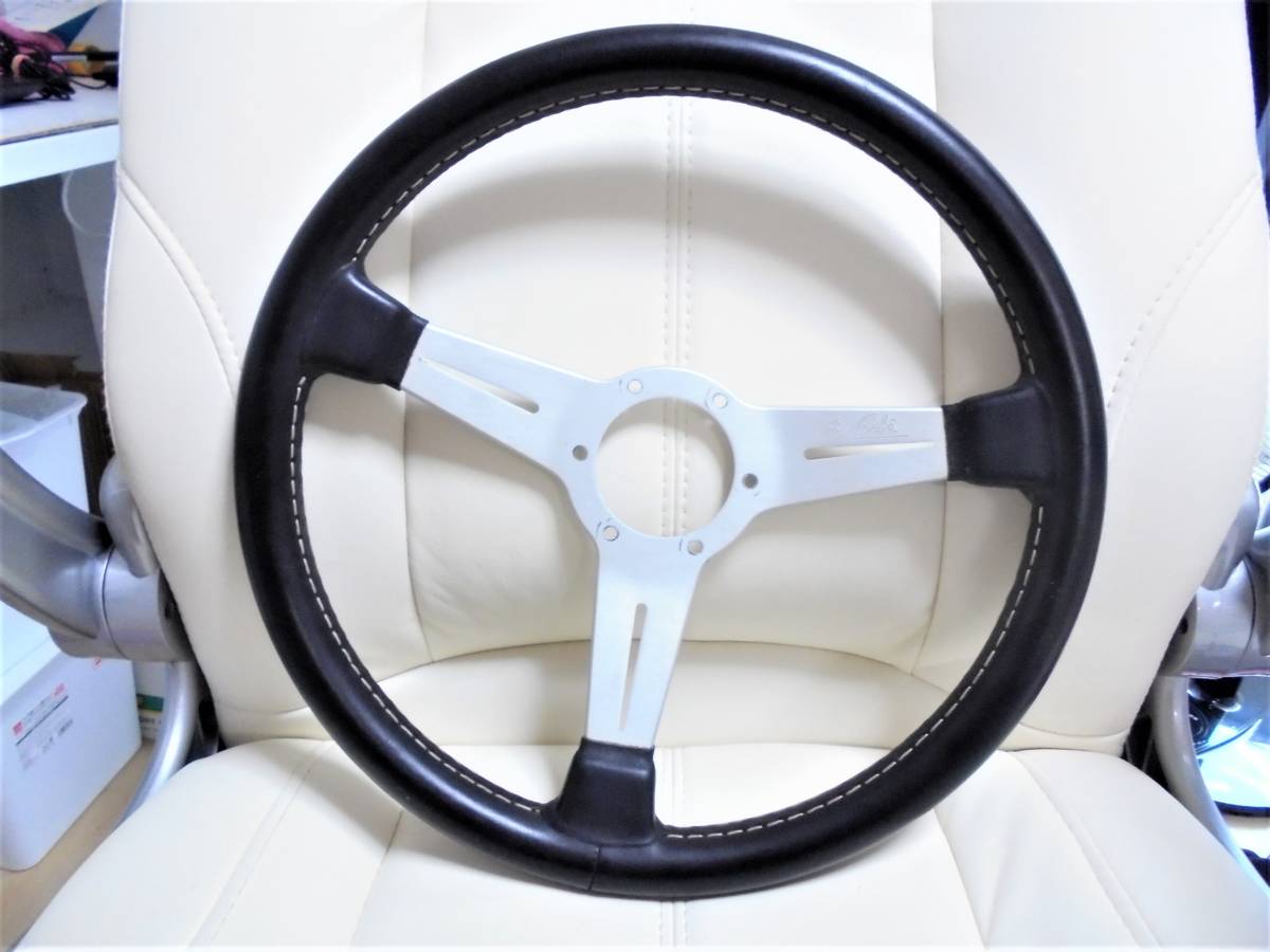 売り切り FET 正規品 ナルディ NARDI クラシック ブラックレザー 36 売り切り ナルディ クラシック 黒 レザー ステアリング ハンドル 36パイ