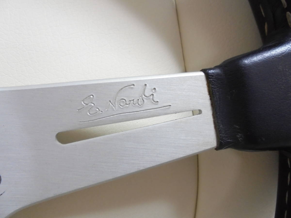 売り切り ナルディ クラシック 黒 レザー ステアリング ハンドル 36パイ