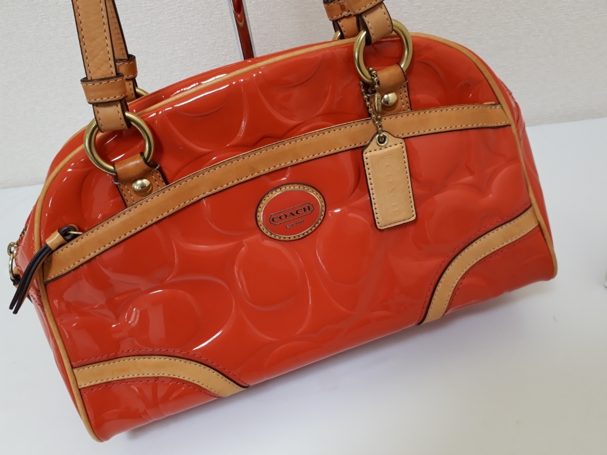 コーチ COACH（オレンジ⁄橙色系）のフリマアイテム一覧 COACH ポーチ
