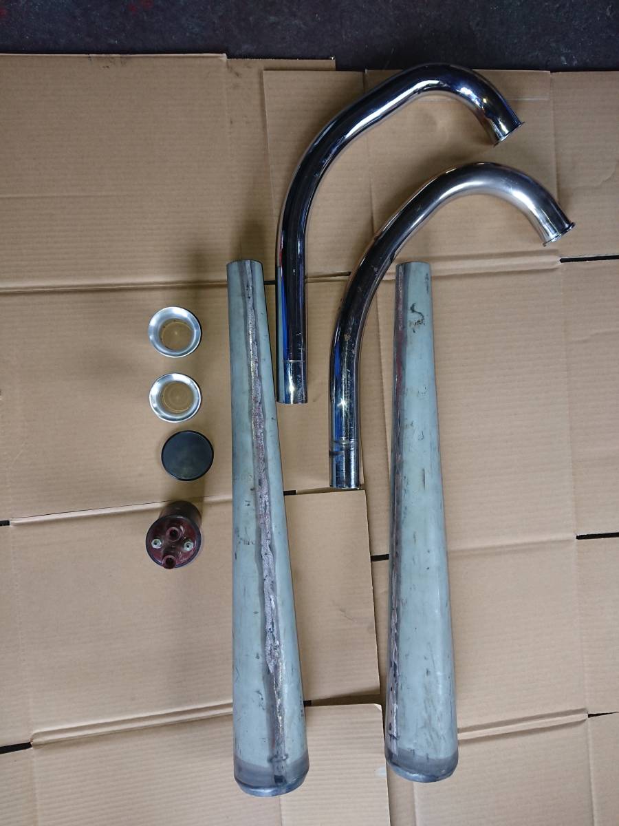 ホンダCB72用中古パーツマフラー他。