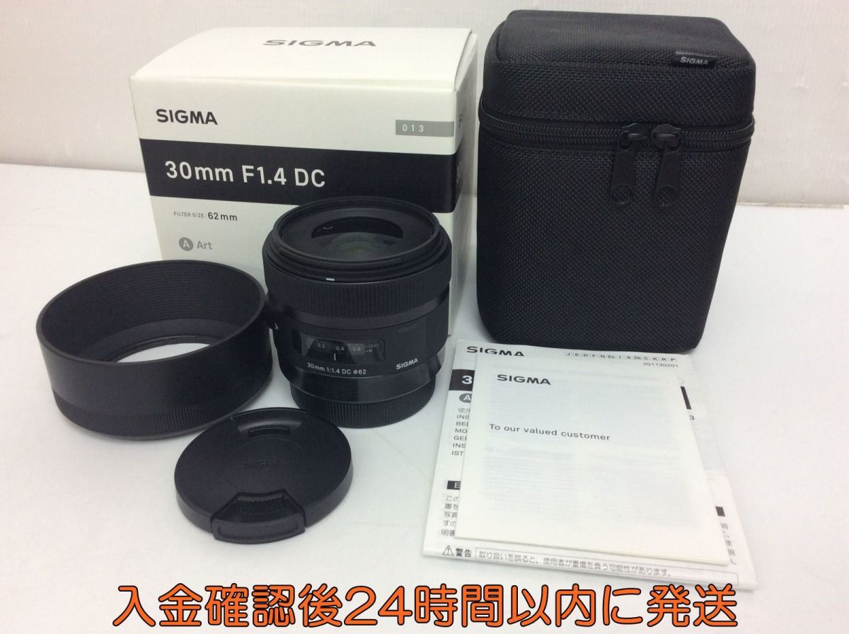 動作確認済 美品 シグマ SIGMA 30mm F1.4 DC HSM Art Canon キャノン用レンズ EC53-161jy/F3