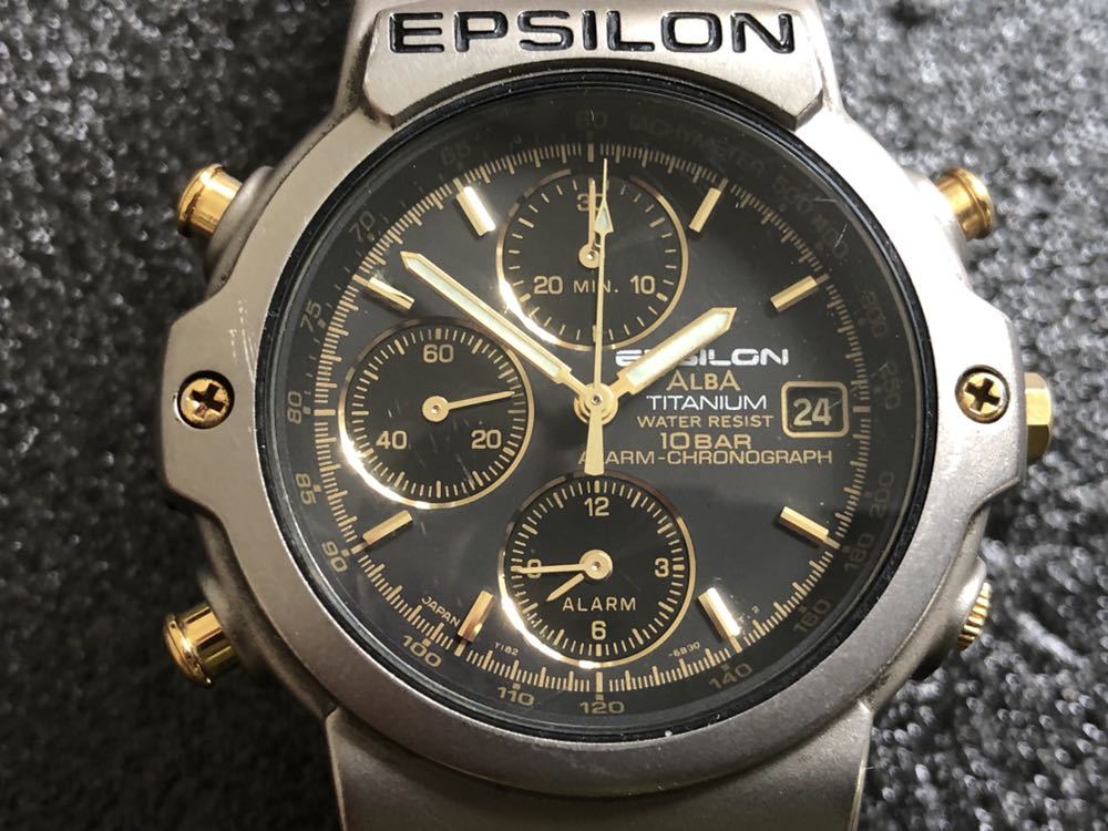 最新作，得価 SEIKO セイコー ALBA アルバ EPSILON イプシロン クロノ 