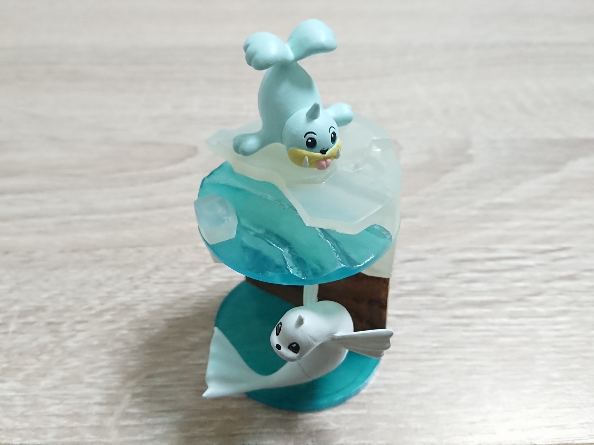立体ポケモン図鑑 ジュゴン パウワウ ポケモン立体図鑑 ぜんこくばん 