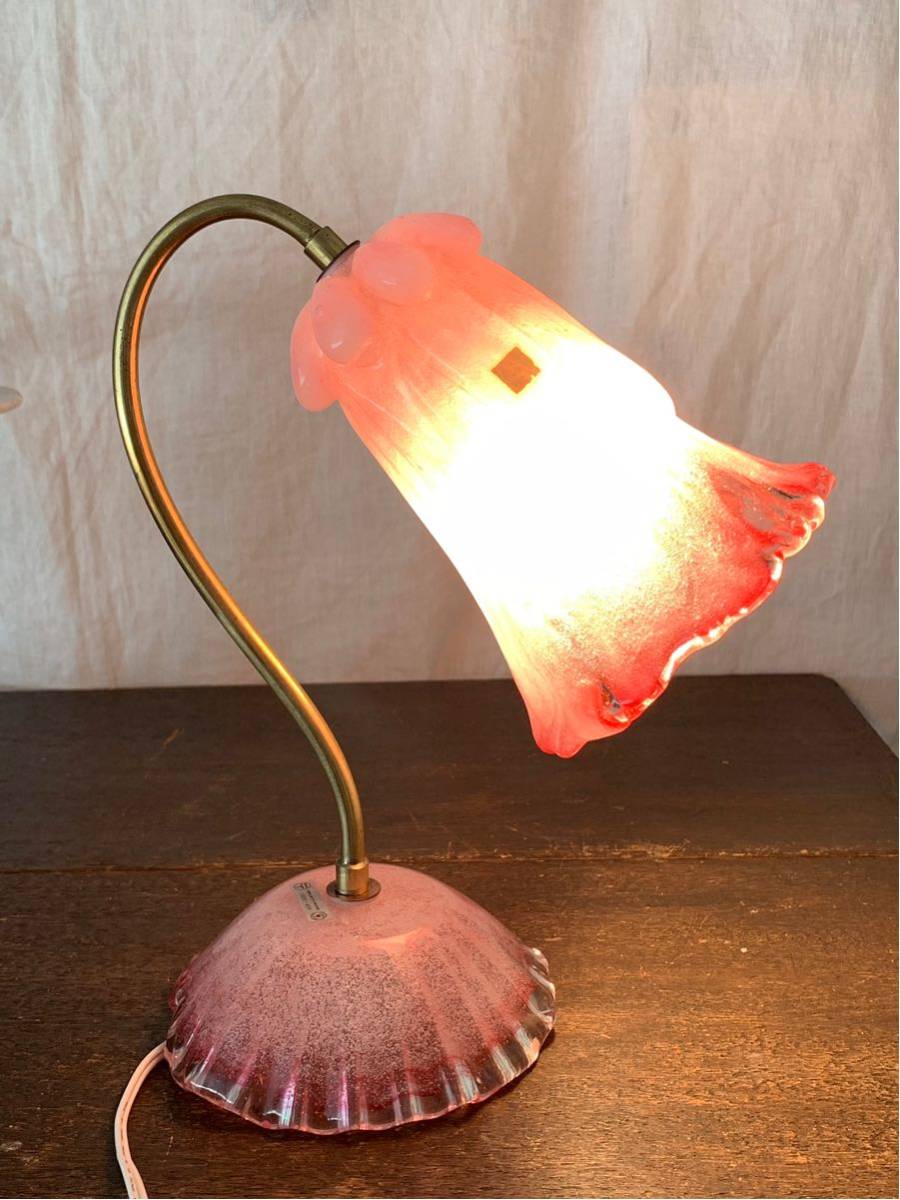  岩田工芸ガラス テーブルランプ 卓上ランプ 手作り レトロ アンティーク風(テーブルスタンド)｜売買されたオークション情報、yahooの商品情報をアーカイブ公開 - オークファン テーブルスタンド
