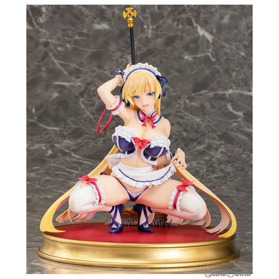 ポストカード付属 限定 PEACH メイドフィギュアシリーズ 真由梨・マリアーニ 松竜オリジナルキャラクター 1/8 PROGRESS/ネイティブ