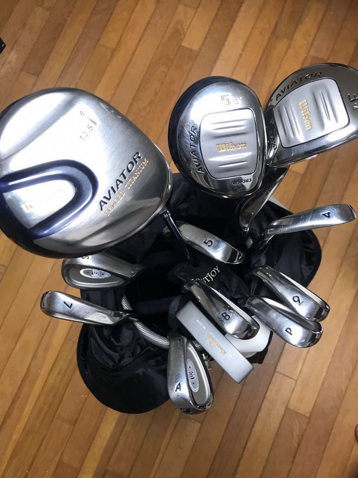 ウィルソン　キャディーバック＋クラブ一式 キャディバッグ ウィルソン ゴルフ クラブ ウィルソン wilson キャディ