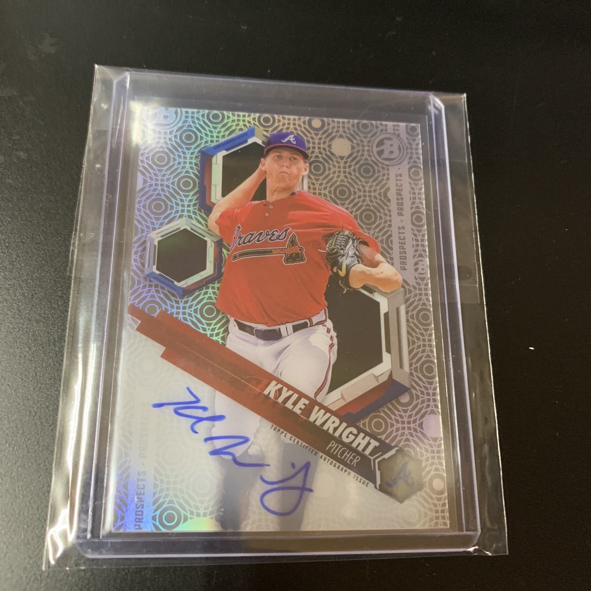 2018 bowman high tek kyle wright auto