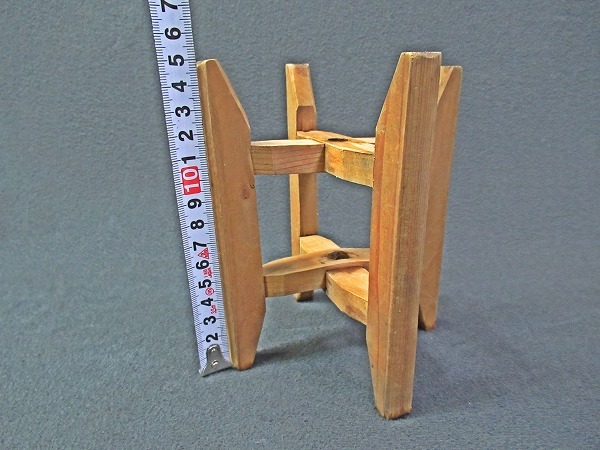 ◆[A60]昭和レトロ　糸巻き　5点セット　糸車★織道具★和風インテリア★和風置物★オブジェ★古民具★昭和レトロ　_4