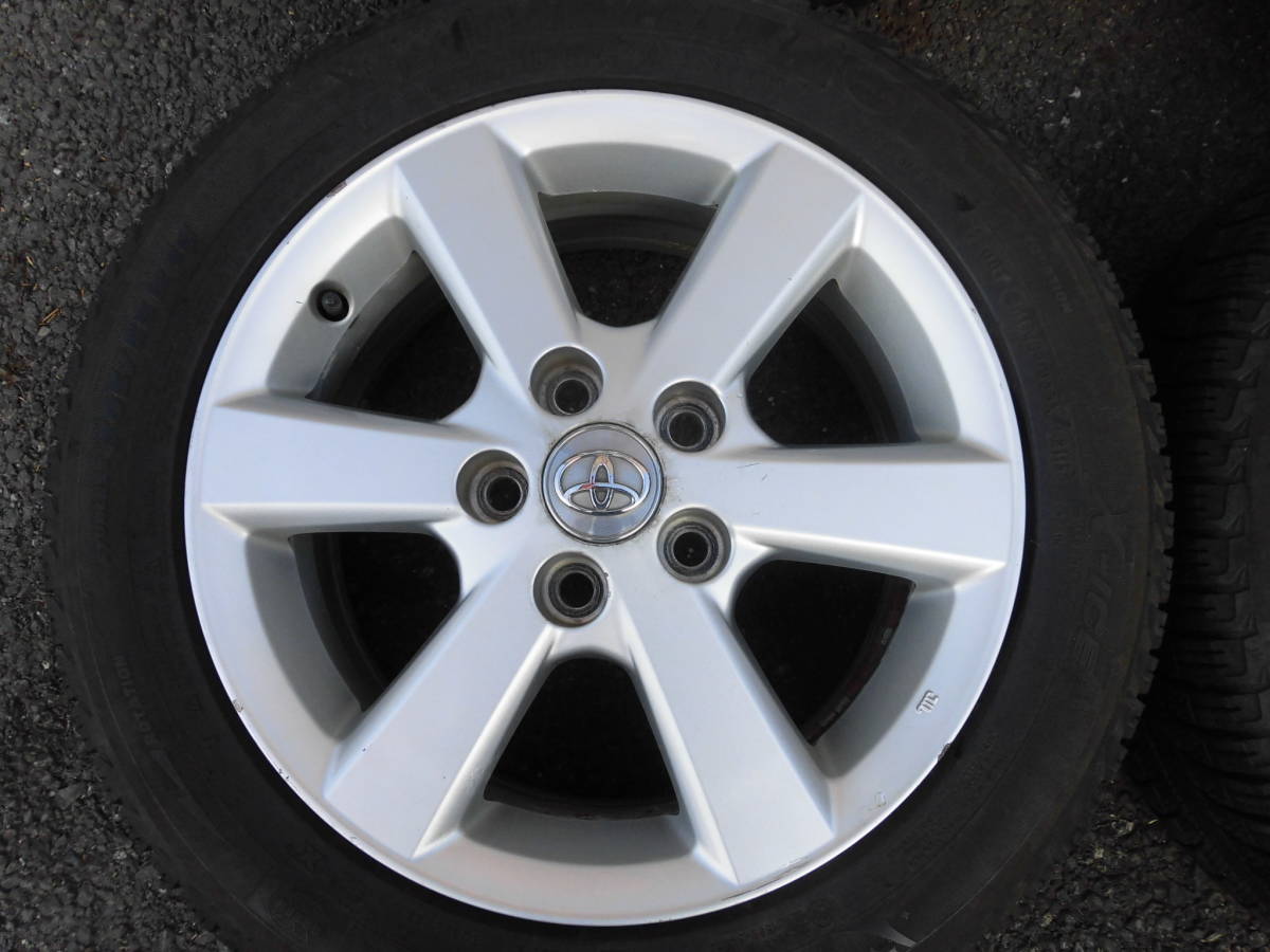 ５２★２０５/５５Ｒ１６トヨタ純正スタッドレスアルミホイル４本セット★ 