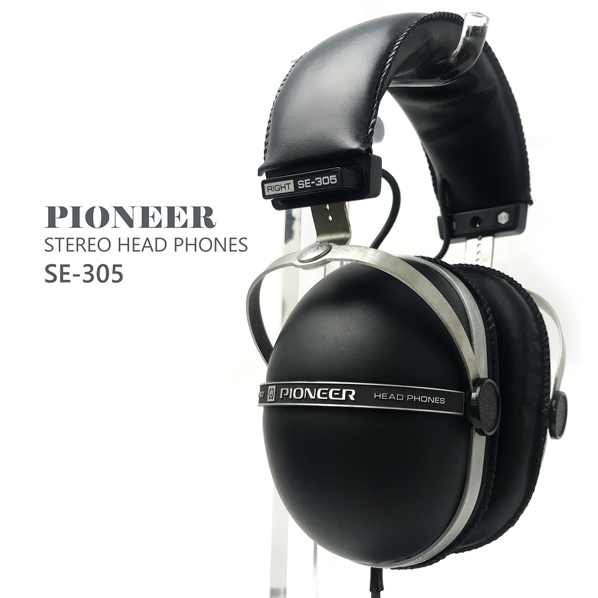 PIONEER パイオニア ステレオ ヘッドフォン SE-305 ヴィンテージ 昭和 