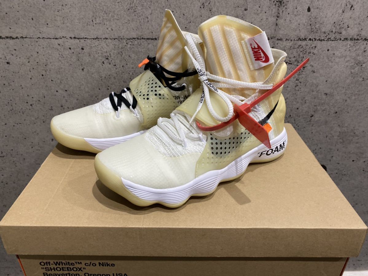 ナイキ NIKE オフホワイト NIKE OFFWHITE REACT HYPERDUNK 2017  