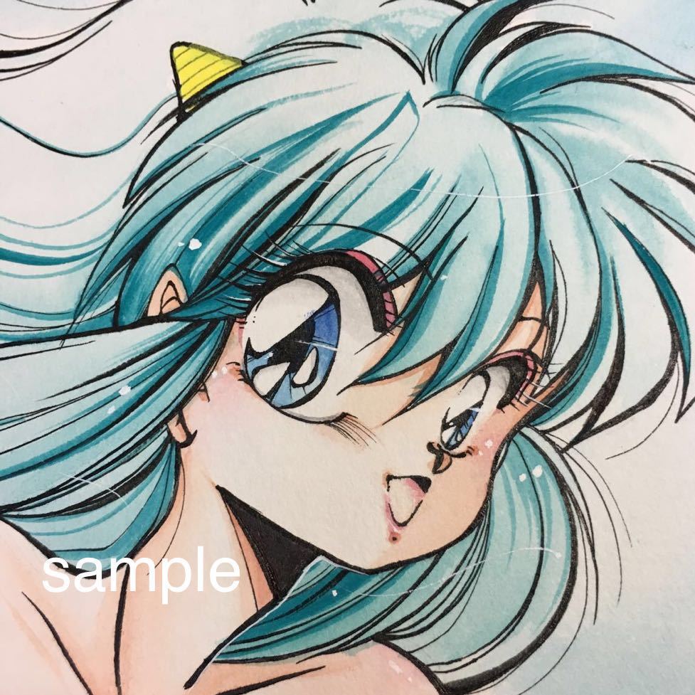 手描きイラスト 同人 原画 うる星やつら ラムちゃん 1990 手描きイラスト 売買されたオークション情報 Yahooの商品情報をアーカイブ公開 オークファン Aucfan Com