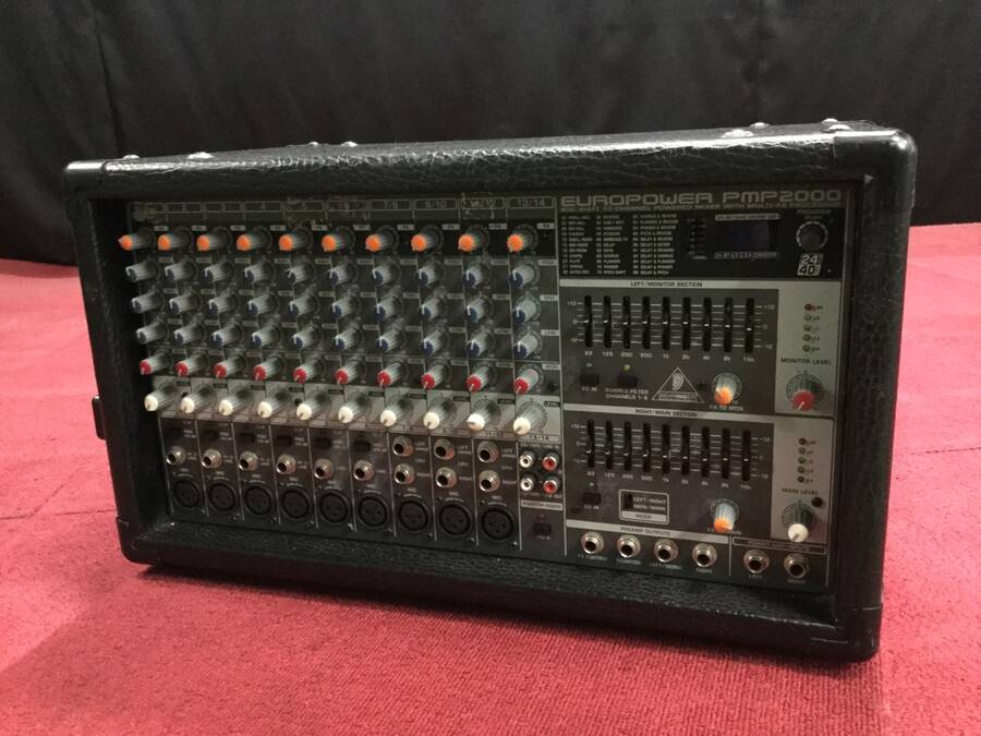 BEHRINGER EUROPOWER PMP2000 パワードミキサー☆現状品 | 2XLPRO.COM