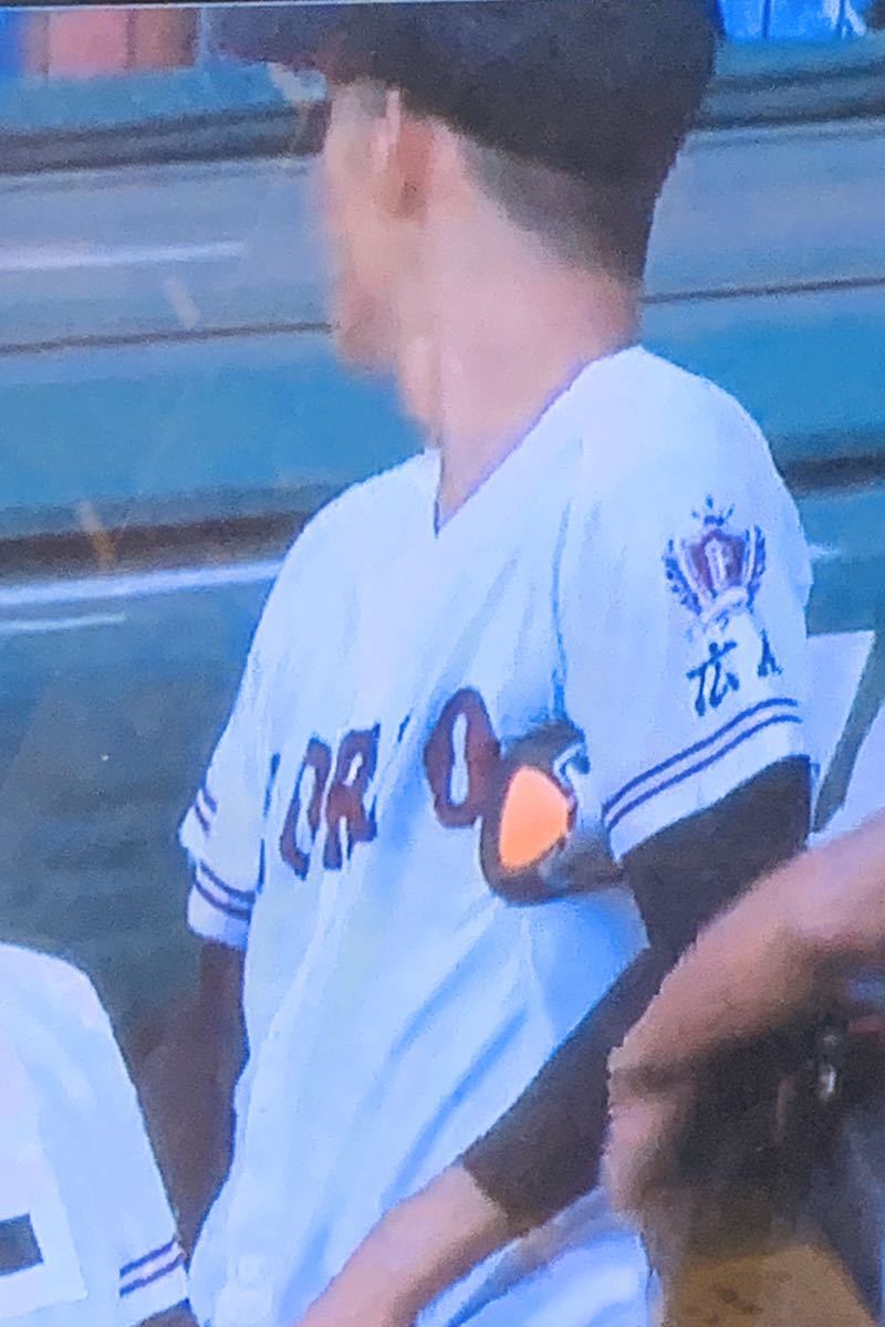 【送料込】《選手支給》広陵高校　野球　野球部　ユニフォーム　ストッキング　キャッチャー　ファールカップ　ファウルカップ　中村奨成