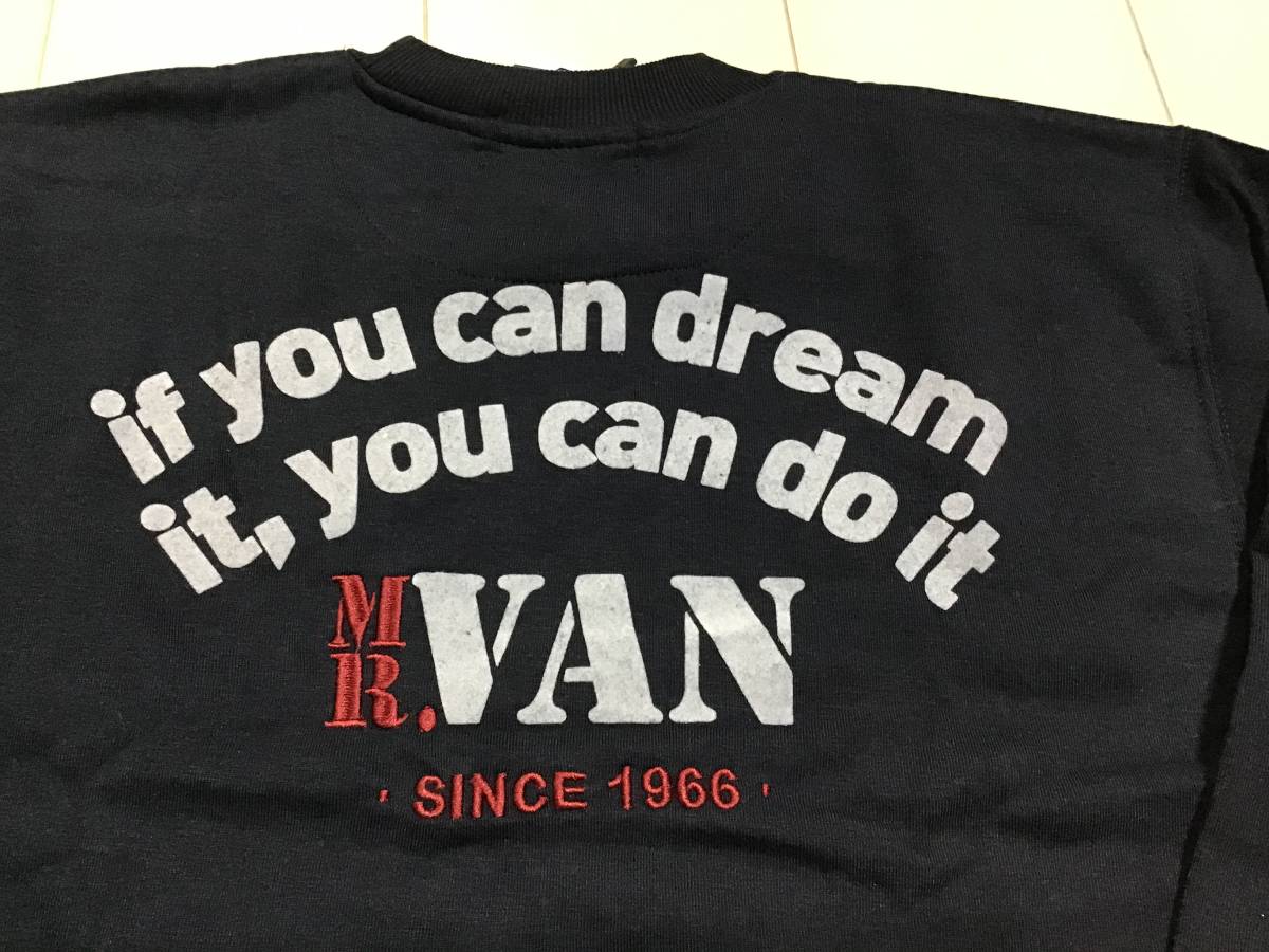 VAN 裏起毛 ミスターヴァン van スウェット STORE 新品 ロゴ - M 