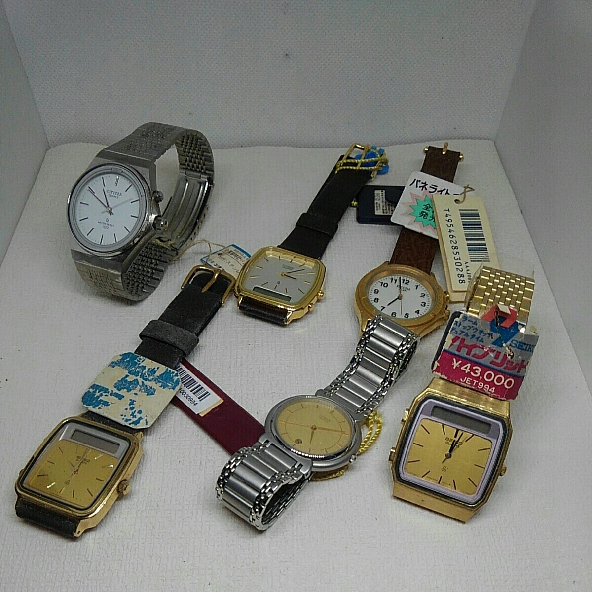 SEIKOとシチゼン時計 6点セット SEIKO/CITIZEN メンズ クオーツ 6点まとめて 腕時計まとめて 【公式通販】