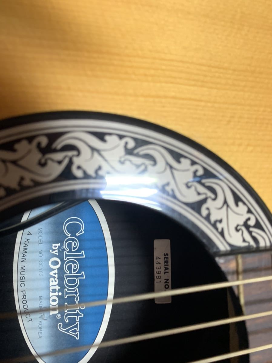 Ovation Celebrity アコースティックギター 本体 パールホワイト Ovation Celebrity アコースティックギター 本体 パールホワイト Used