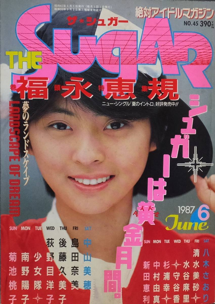雑誌 ザ シュガー 1987 6 福永恵規 八木さおり 清水美沙 水谷麻里 守谷香 杉浦幸 中村由真 新田恵利 菊池桃子 少女隊 後藤久美子 ほか アイドル 芸能人 売買されたオークション情報 Yahooの商品情報をアーカイブ公開 オークファン Aucfan Com