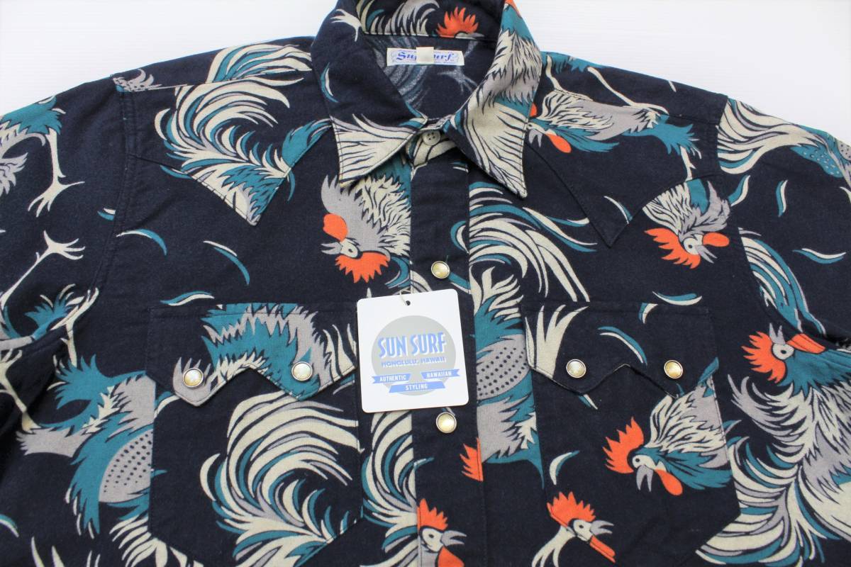YSL39東洋Sサンサーフ ウエスタン ネルシャツ マチ付SUN SURF長袖