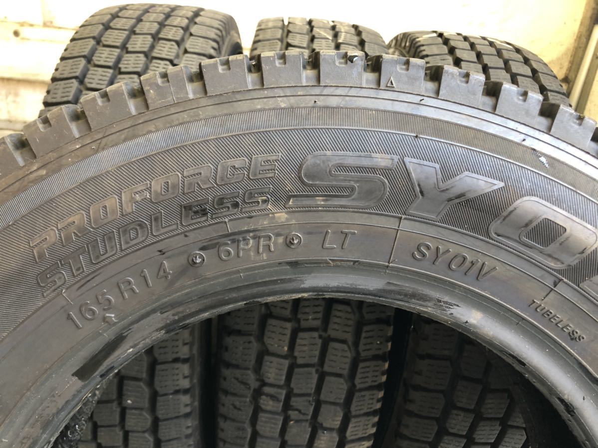 送料無料　165R14 6PR（YOKOHAMA）SY01 4本 B.5 165R14 スタッドレス 6PR グッドイヤー ICE ウィンターマックスSV01