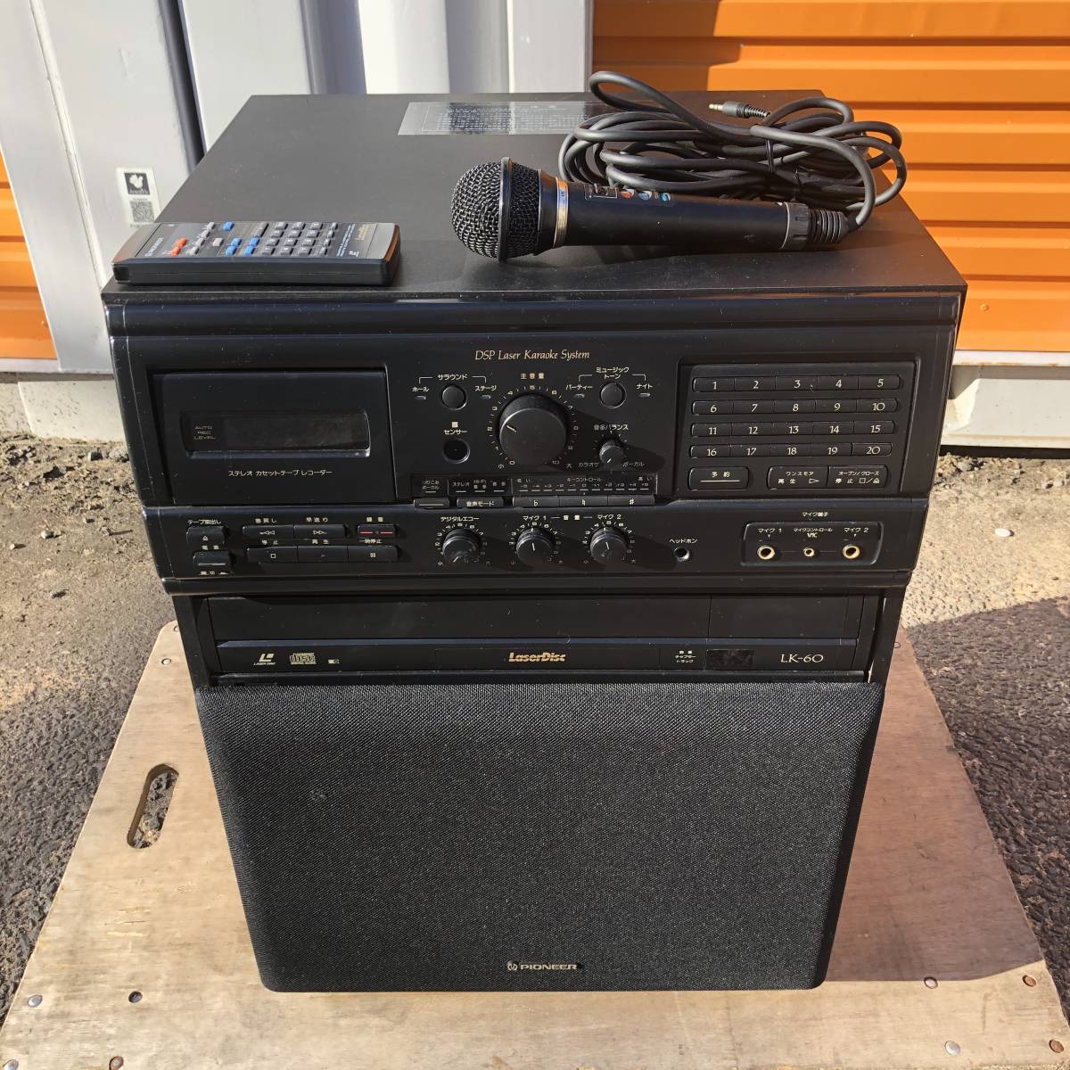 ジャンク Pioneer パイオニア レーザーカラオケ LK-60 通電OK 店頭受取