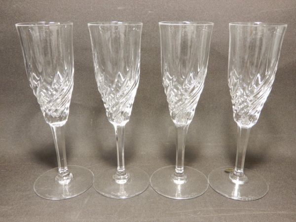 素敵♡美しいヴァルサンランベールVal Lambertシャンパングラス St