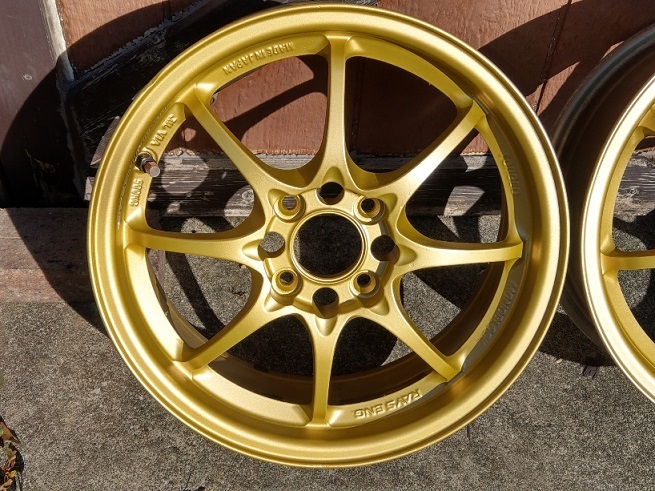 貴重　RAYS レイズ CE28 鍛造 6j +45 15インチ PCD100 4穴 2本　軽自動車　検索ビート　アルト　ミライース　ラパン　タント　エッセ_3