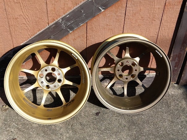 貴重　RAYS レイズ CE28 鍛造 6j +45 15インチ PCD100 4穴 2本　軽自動車　検索ビート　アルト　ミライース　ラパン　タント　エッセ_6