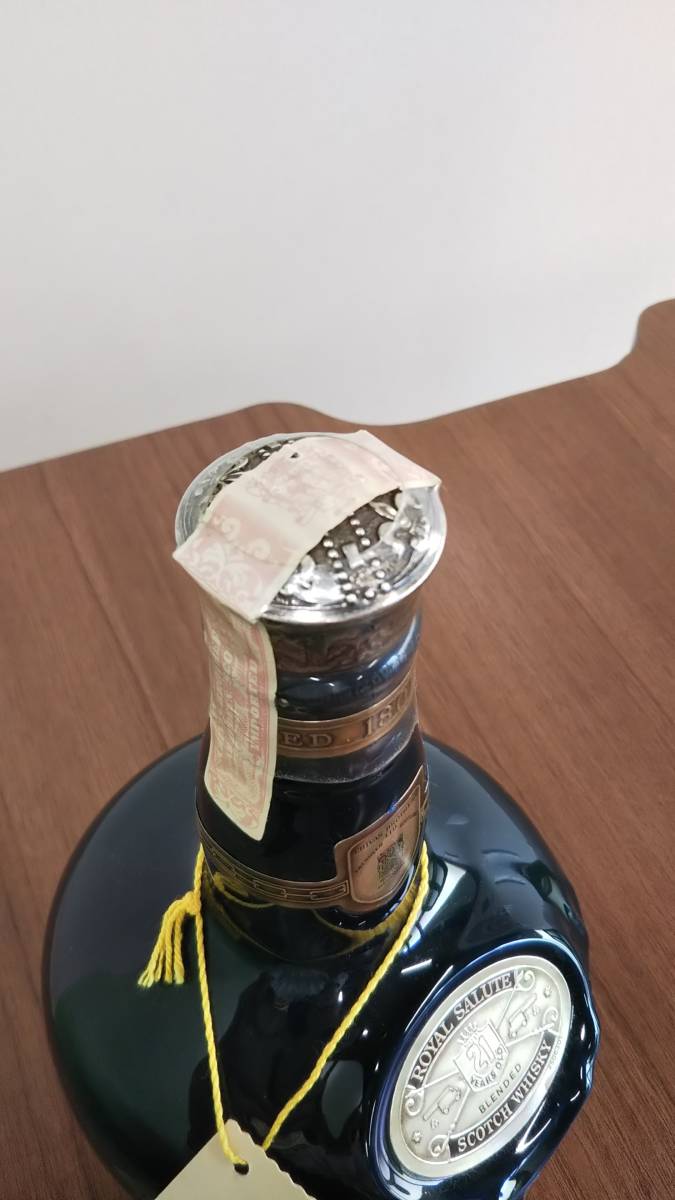 21年 ロイヤルサルート SALUTE 古酒 ROYAL 未開栓 700ml 40% 陶器 陶器