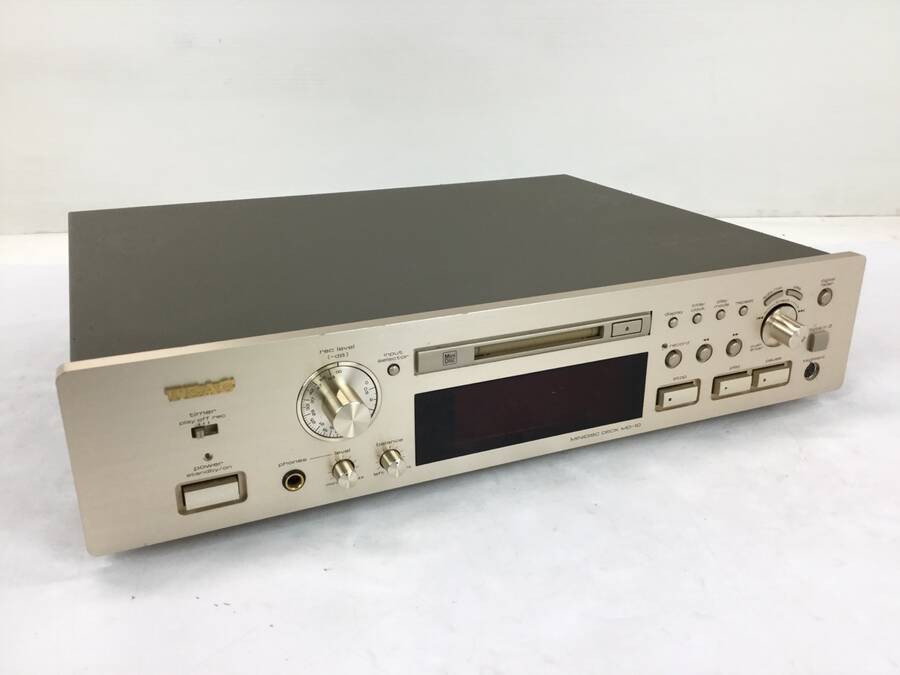 TEAC MD-10 　 ティアック MDデッキ サンプリングレート　ジャンク TEAC MD-10 ティアック MDデッキ サンプリングレート ジャンク